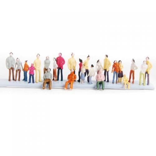 New 100pcs Painted Model Train People Figures (1 to 150)