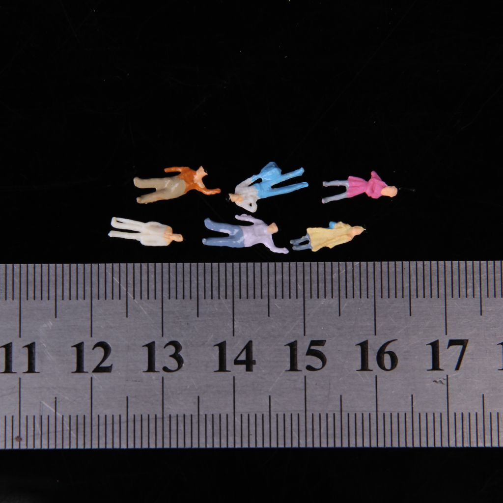 New 100pcs Painted Model Train People Figures (1 to 150)