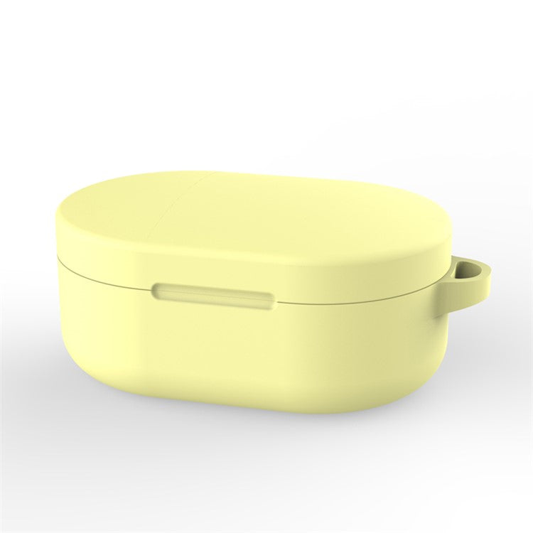 Solid Color Silicone Airpods Protective Case for Xiaomi Mi Airdots Youth Edition / Redmi Airdots - Yellow