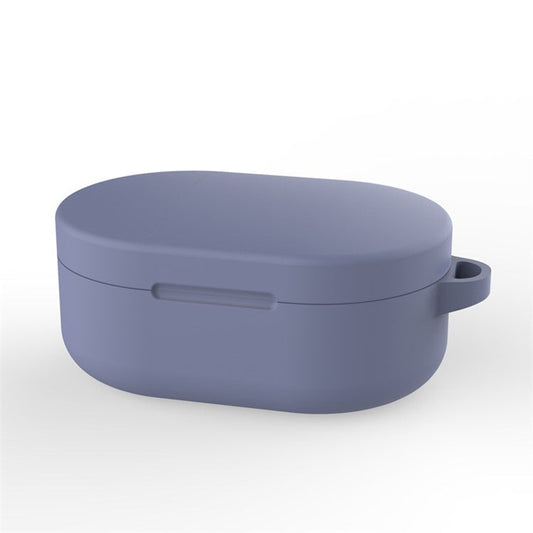 Solid Color Silicone Airpods Protective Case for Xiaomi Mi Airdots Youth Edition / Redmi Airdots - Blue