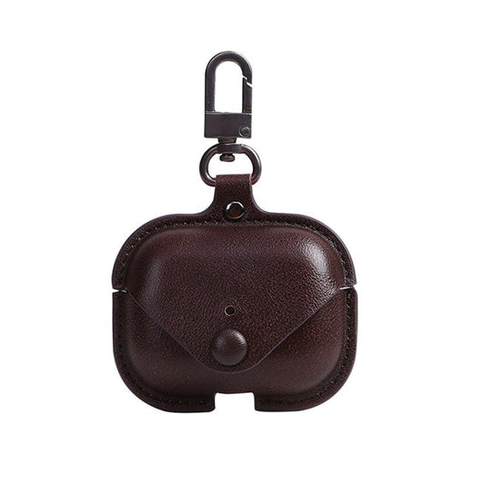 AirPods PU Leather Skin Case for Apple AirPods Pro - Coffee