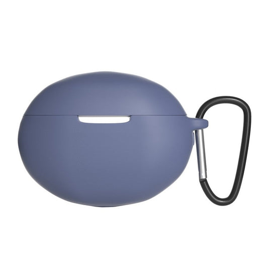 Soft Silicone Bluetooth Earphone Protective Case Dustproof Cover for Huawei FreeBuds 4i - Purple
