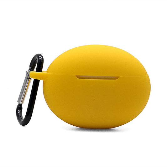 Soft Silicone Bluetooth Earphone Protective Case Dustproof Cover for Huawei FreeBuds 4i - Yellow