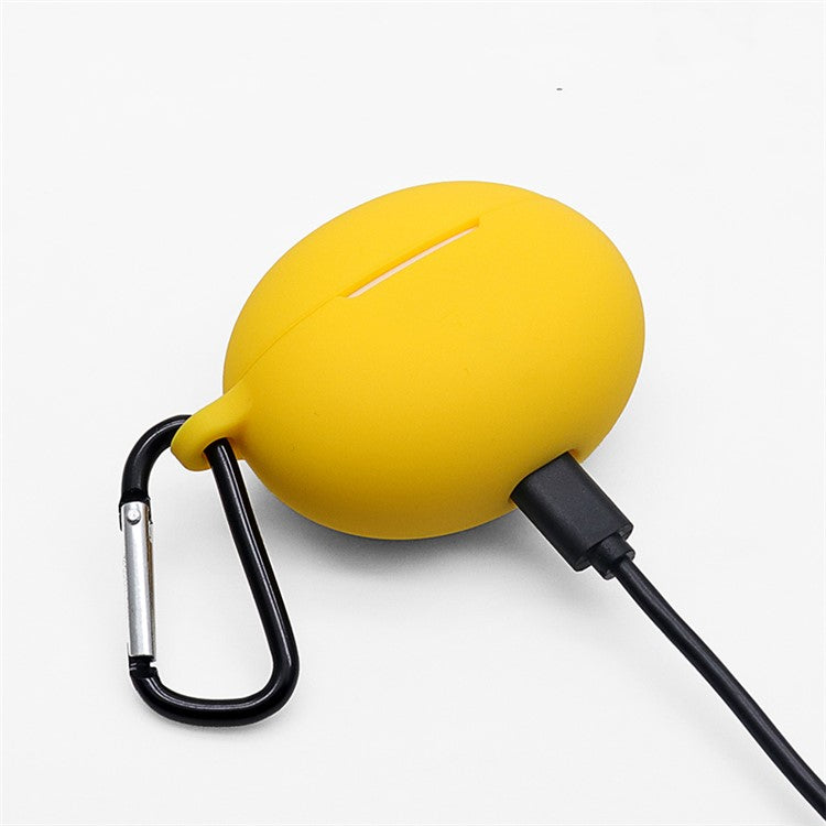 Soft Silicone Bluetooth Earphone Protective Case Dustproof Cover for Huawei FreeBuds 4i - Yellow