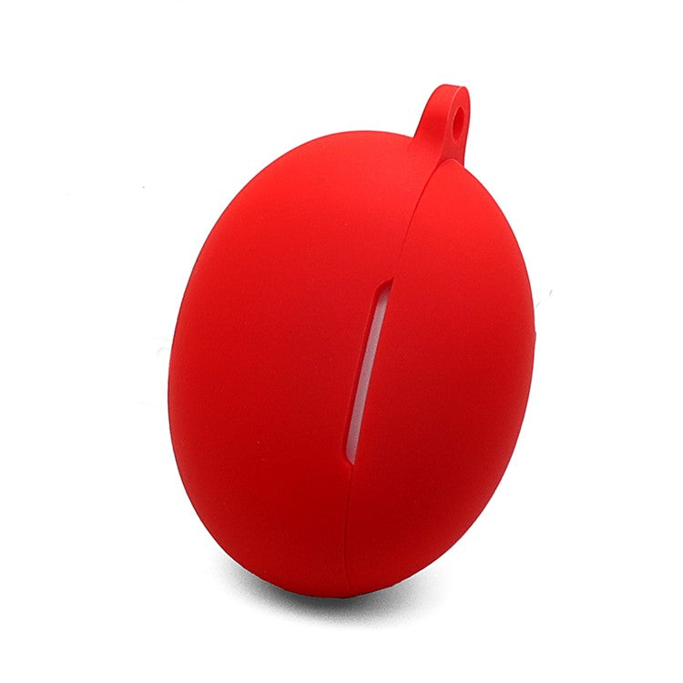 Soft Silicone Bluetooth Earphone Protective Case Dustproof Cover for Huawei FreeBuds 4i - Red