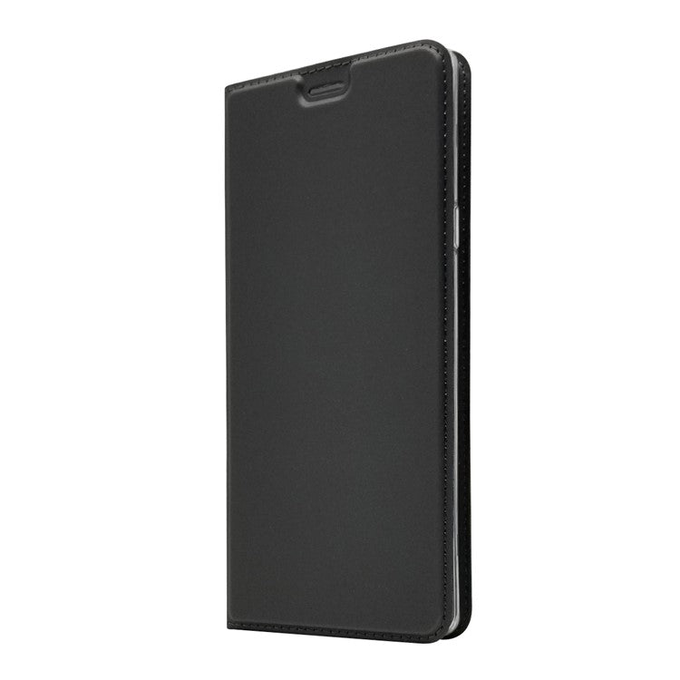 Auto-absorbed Stand Leather Case with Card Slot for Samsung Galaxy Note 9 - Black