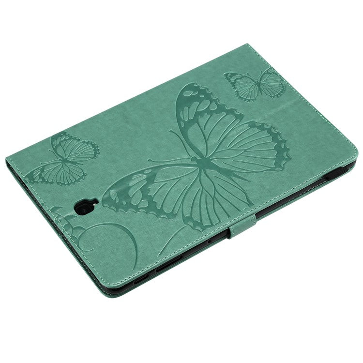 KT Tablet Series-3 [Imprint Butterfly] Stand Leather Tablet Case for Samsung Galaxy Tab S4 10.5 T830 T835 T387 - Cyan