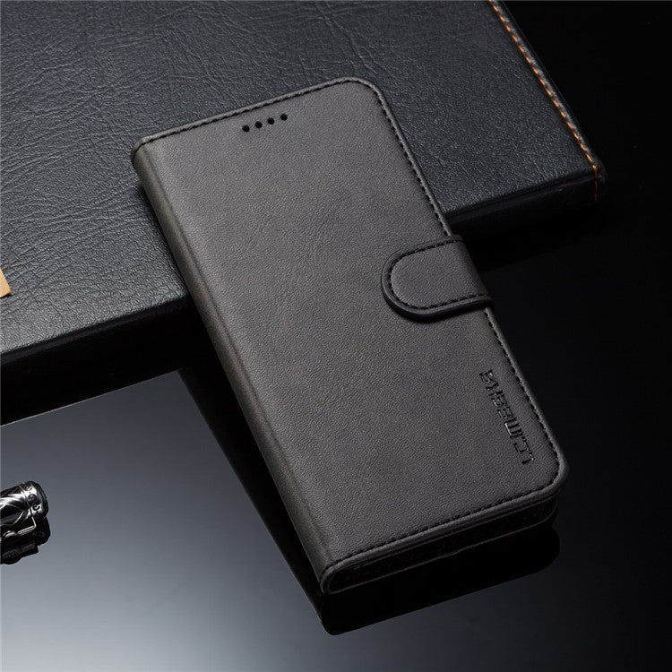 LC.IMEEKE Wallet Leather Stand Case for Samsung Galaxy S10e - Black