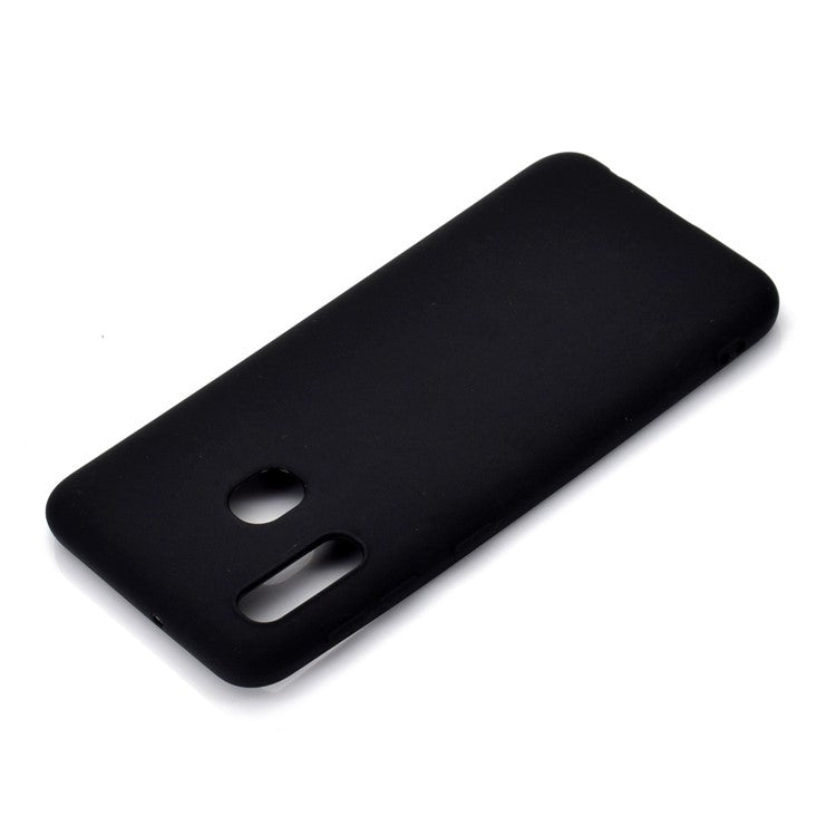 Soft Frosted TPU Case for Samsung Galaxy A20e - Black