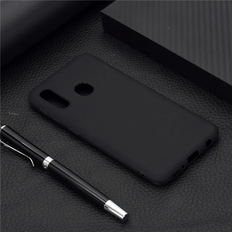Soft Frosted TPU Case for Samsung Galaxy A20e - Black