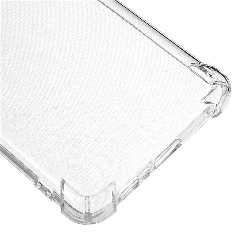 Transparent Soft TPU Phone Shell for Samsung Galaxy A80/A90 with Non-slip Inner