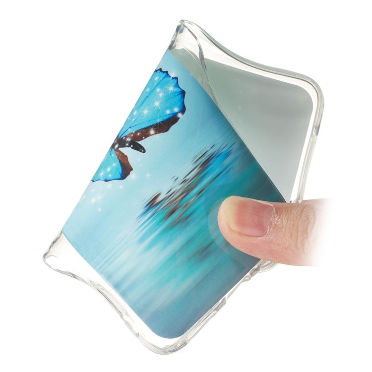 Noctilucent IMD TPU Back Case for Samsung Galaxy S20 Plus - Blue Butterfly