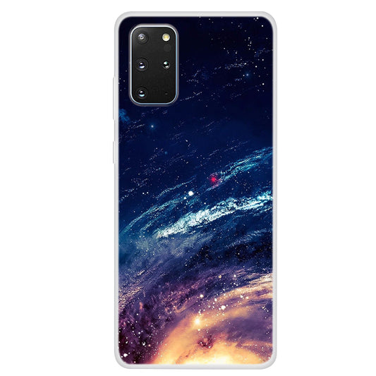 Space Series Pattern Printing Soft TPU Back Case for Samsung Galaxy S20 Plus - Style O