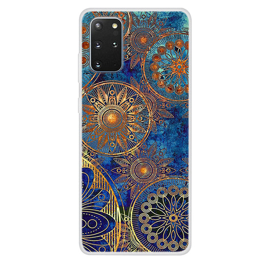 Pattern Printing TPU Back Case for Samsung Galaxy S20 Plus - Mandala Flower