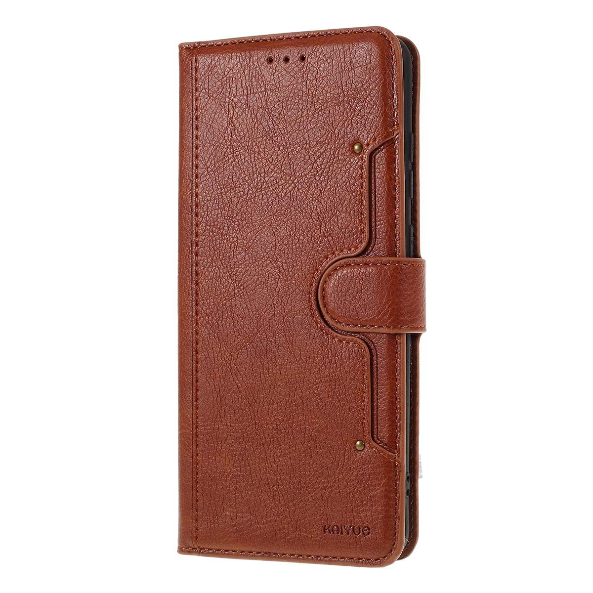 KAIYUE Wallet Leather Stand Case for Samsung Galaxy S20 Ultra - Brown