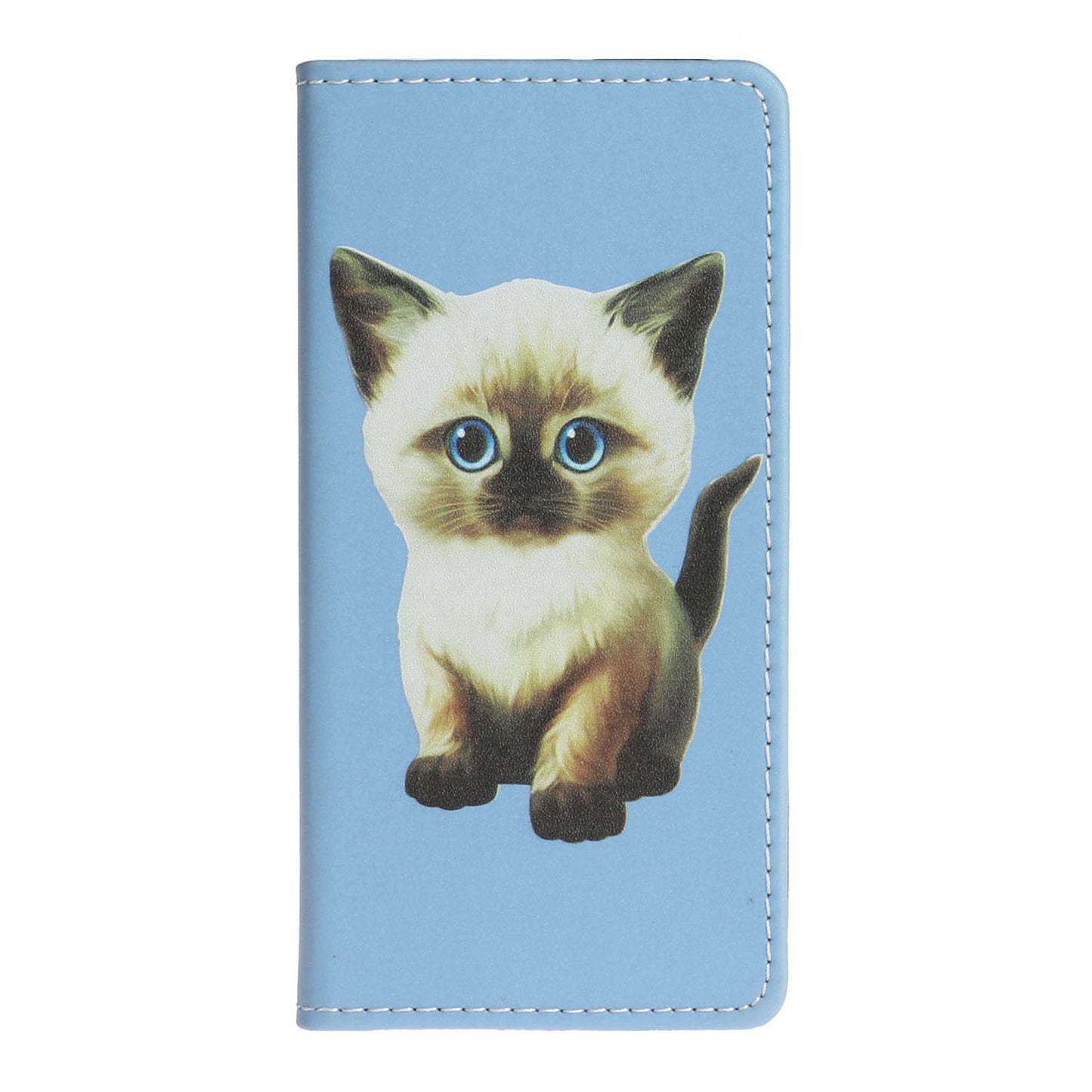 Pattern Printing Leather Cover Stand Stylish Phone Casing for Samsung Galaxy S20 4G/S20 5G - Cat