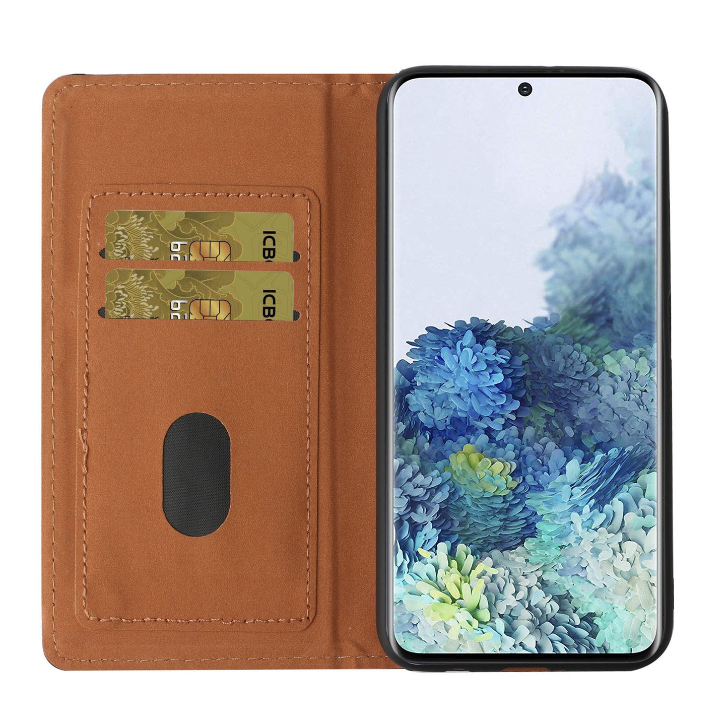 Pattern Printing Leather Cover Stand Stylish Phone Casing for Samsung Galaxy S20 4G/S20 5G - Dog