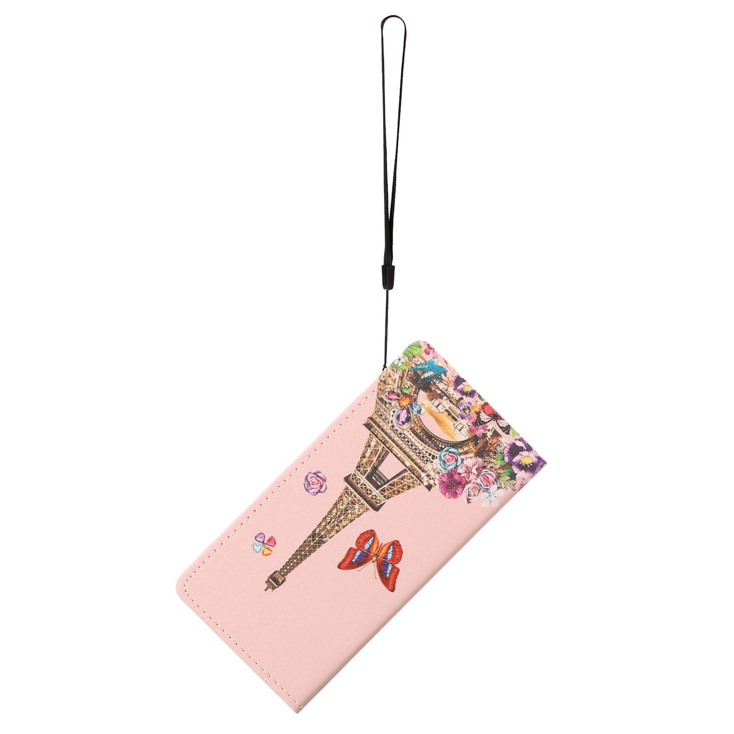 Pattern Printing Leather Shell Stand Case with Card Slots for Samsung Galaxy S20 Plus/S20 Plus 5G - Eiffel Tower