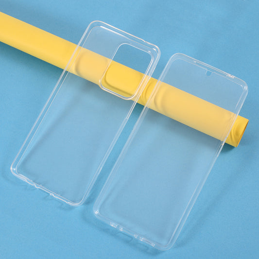 Full Coverage Front + Back Clear TPU Protection Case for Samsung Galaxy S20 Ultra