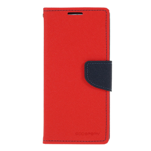 MERCURY GOOSPERY Fancy Diary Leather Wallet Mobile Phone Case for Samsung Galaxy S20 4G/S20 5G - Red