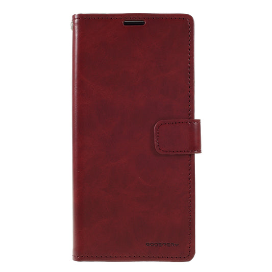 MERCURY GOOSPERY Blue Moon Magnetic Flap Leather Cover for Samsung Galaxy S20 Plus - Wine Red