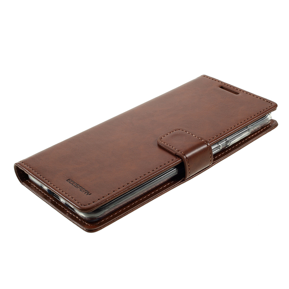 MERCURY GOOSPERY Blue Moon Magnetic Flap Leather Cover for Samsung Galaxy S20 Plus - Brown