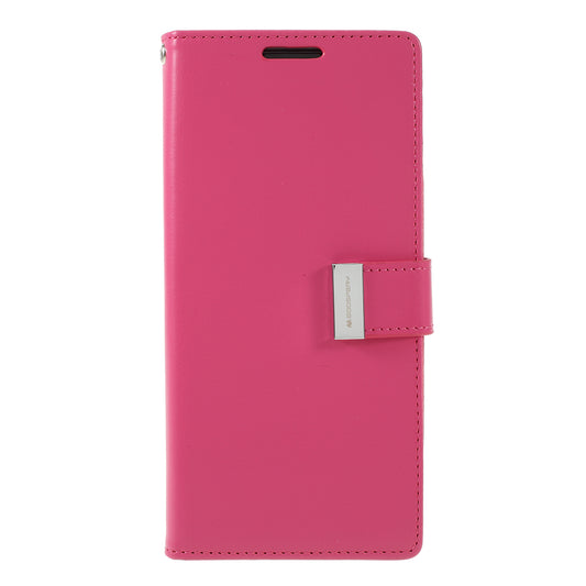 MERCURY GOOSPERY Rich Diary Leather Wallet Protection Case for Samsung Galaxy S20 Ultra - Rose