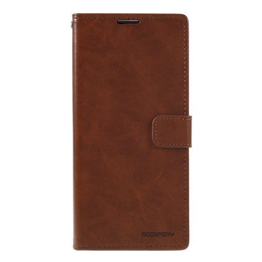 MERCURY GOOSPERY Blue Moon Wallet Leather Mobile Cover for Samsung Galaxy S20 Ultra - Brown