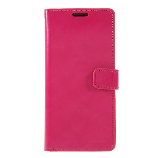 MERCURY GOOSPERY Mansoor Series Wallet Style Leather Cover Case for Samsung Galaxy S20 Plus / S20 Plus 5G - Rose
