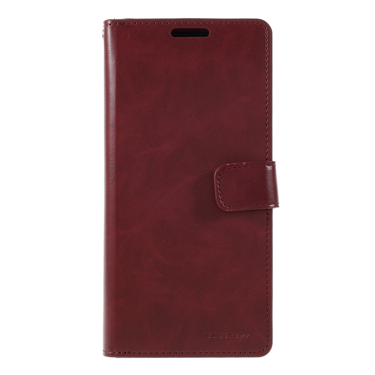 MERCURY GOOSPERY Mansoor Series Wallet Style Leather Cover Case for Samsung Galaxy S20 Plus / S20 Plus 5G - Wine Red