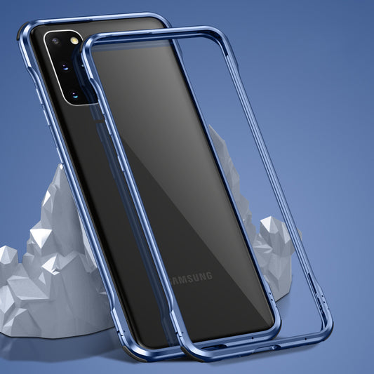 Le-Lock Series Shockproof Buckle Metal Frame Cover for Samsung Galaxy S20 Plus / S20 Plus 5G - Blue