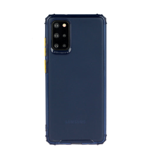 Soft Drop-proof Matte TPU Phone Case for Samsung Galaxy S20 Plus - Dark Blue