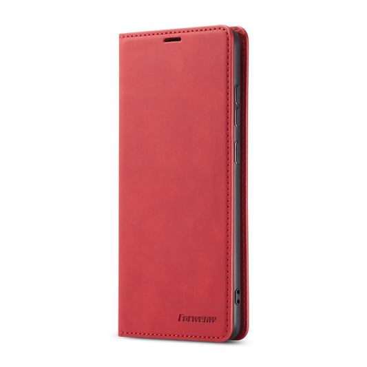 FORWENW Fantasy Series Silky Touch PU Leather Wallet Case for Samsung Galaxy S20 Ultra - Red