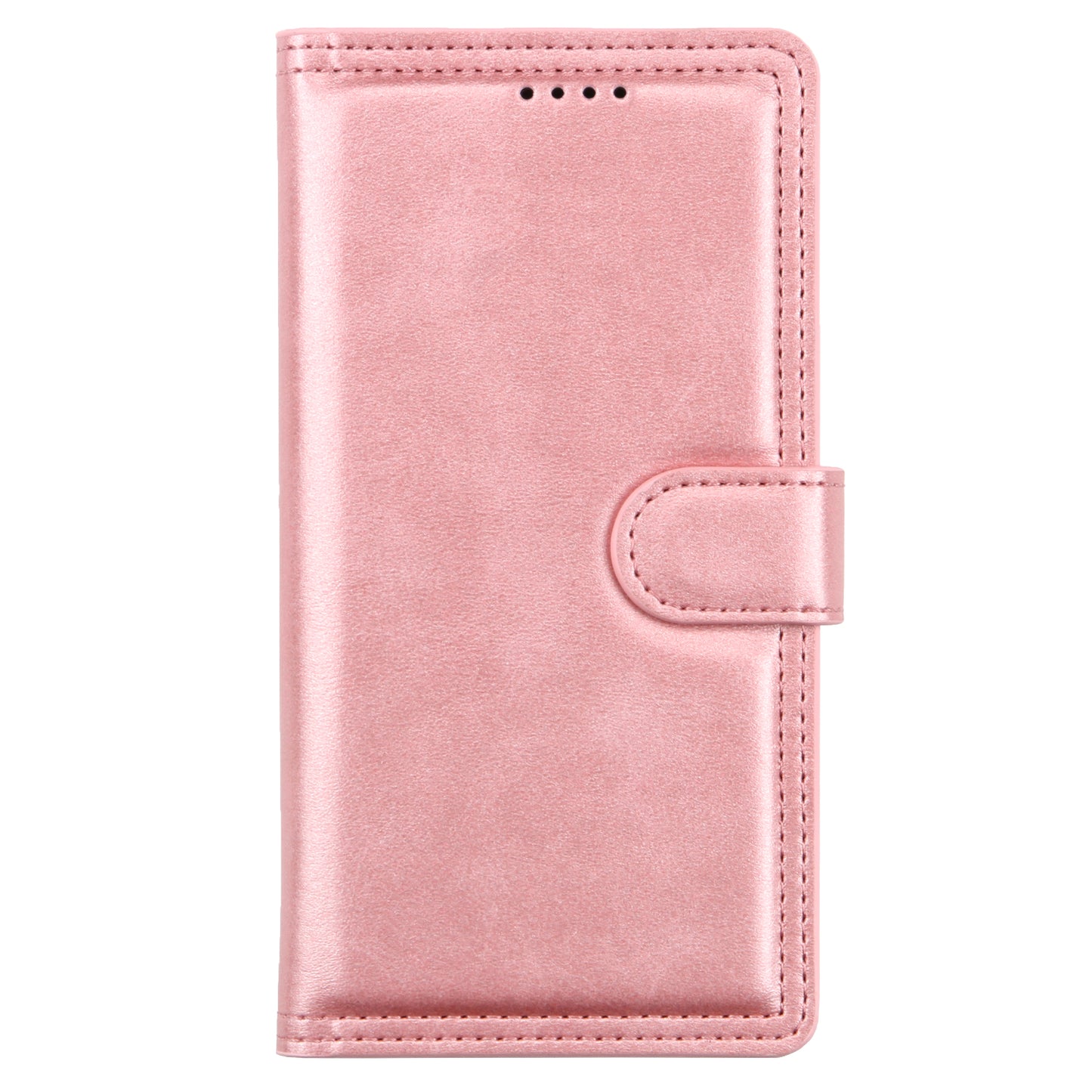 Auto-absorbed Wallet Leather Phone Cover Case [Support Wireless Charging] for Samsung Galaxy S20 Ultra - Rose Gold
