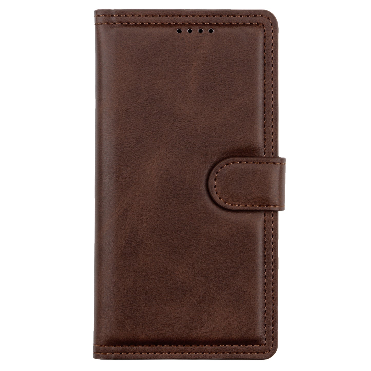 Auto-absorbed Wallet Leather Phone Cover Case [Support Wireless Charging] for Samsung Galaxy S20 Ultra - Coffee