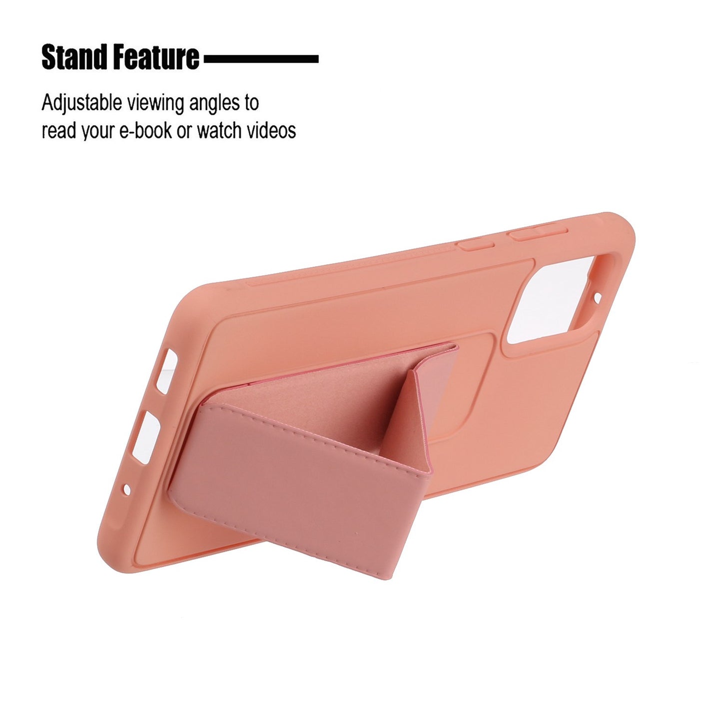 For Samsung Galaxy S20 Plus / S20 Plus 5G Magnetic Hand Strap Kickstand TPU + PC Phone Cover - Pink