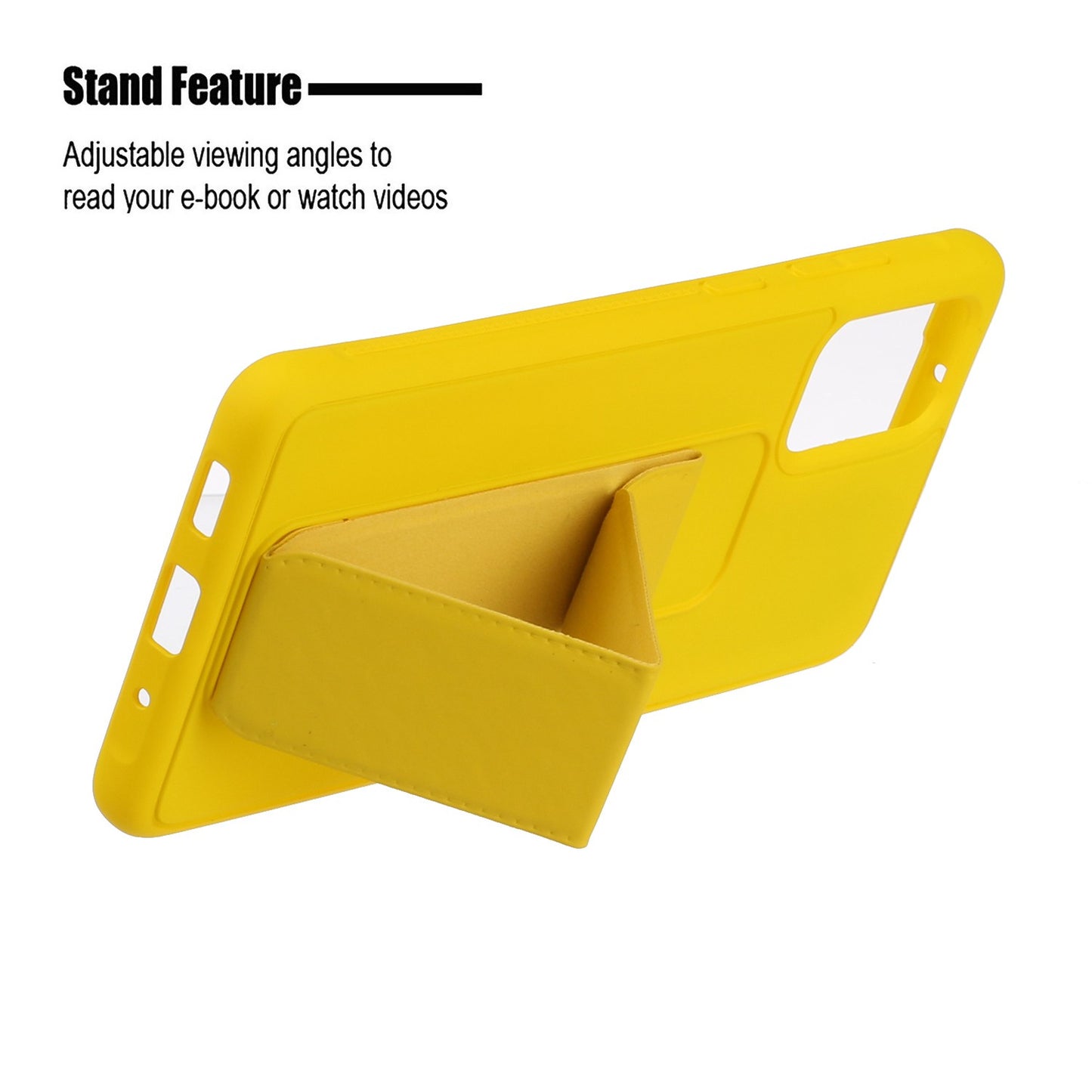 For Samsung Galaxy S20 Plus / S20 Plus 5G Magnetic Hand Strap Kickstand TPU + PC Phone Cover - Yellow