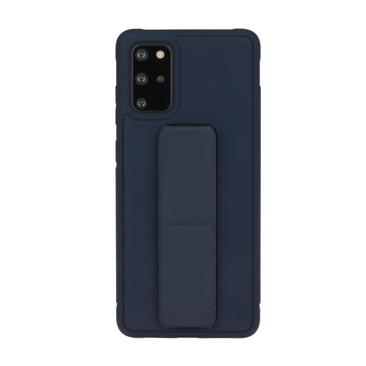 For Samsung Galaxy S20 Plus / S20 Plus 5G Magnetic Hand Strap Kickstand TPU + PC Phone Cover - Dark Blue