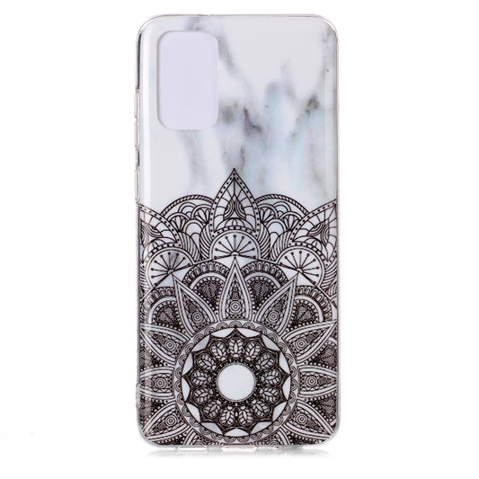 Marble Pattern IMD TPU Phone Case for Samsung Galaxy S20 Plus - Style A