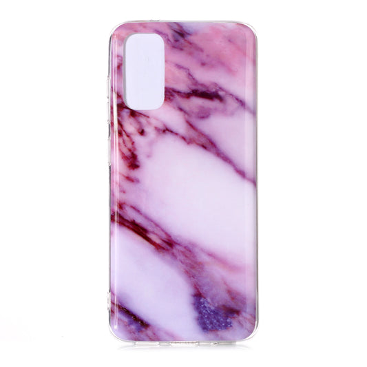 Marble Pattern Printing IMD TPU Phone Case for Samsung Galaxy S20 4G/S20 5G - Style L