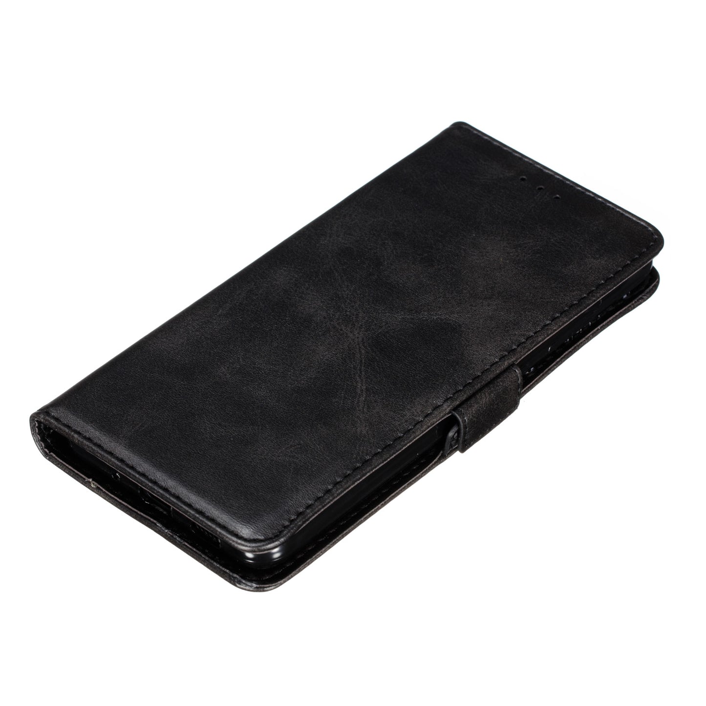 Wallet Leather Stand Phone Cover with Lanyard for Samsung Galaxy S20 Ultra - Black