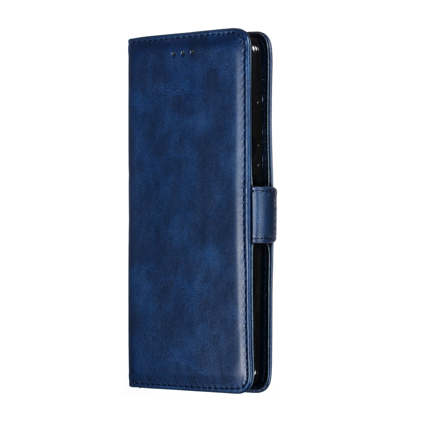Wallet Leather Stand Phone Cover with Lanyard for Samsung Galaxy S20 Ultra - Blue