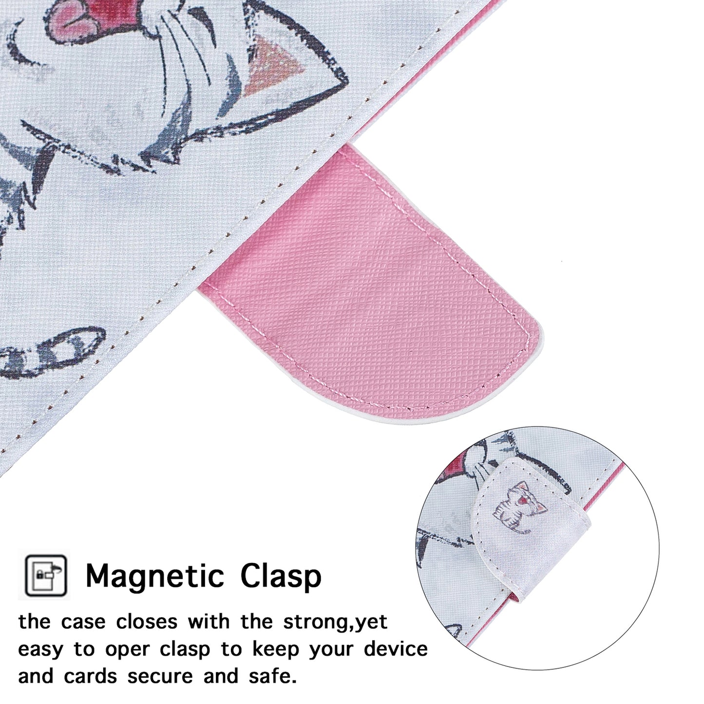 Pattern Printing Cross Texture Wallet Leather Stand Case for Samsung Galaxy S20 4G/S20 5G - Happy Cat