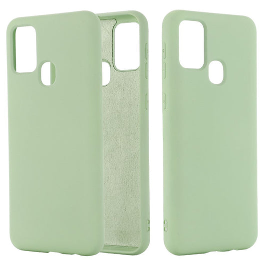 Liquid Silicone Shell Case for Samsung Galaxy M31 - Green