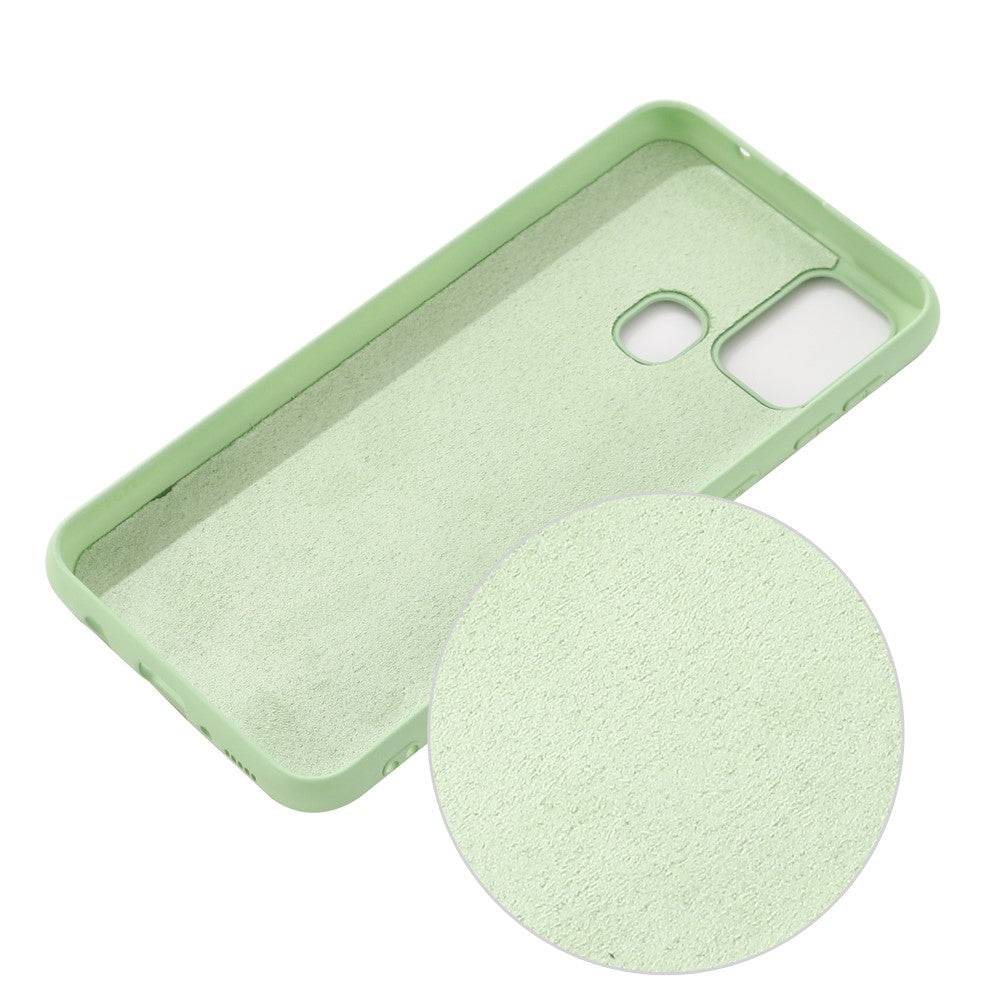 Liquid Silicone Shell Case for Samsung Galaxy M31 - Green