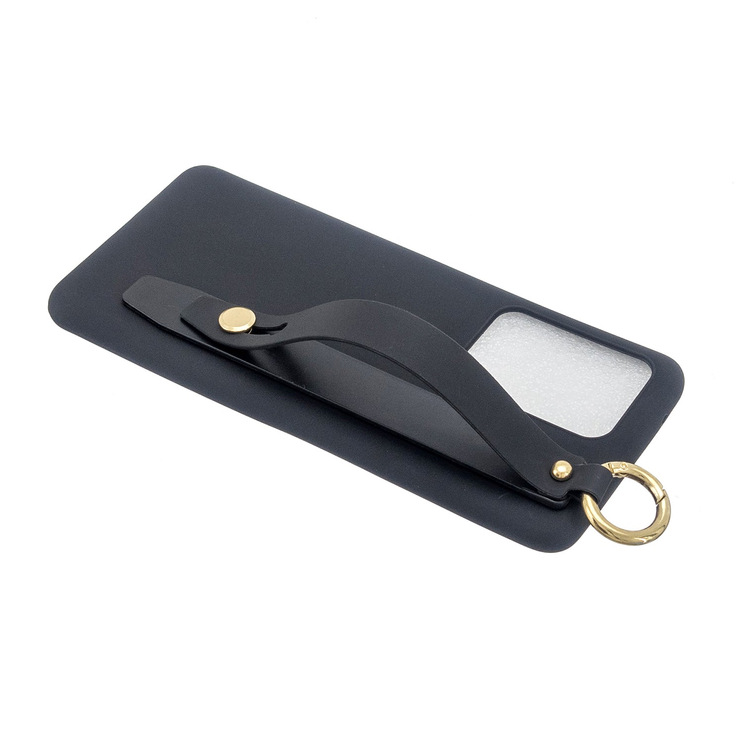 TPU Cell Phone Cover with Wrist Strap Kickstand for Samsung Galaxy S20 Ultra - Black