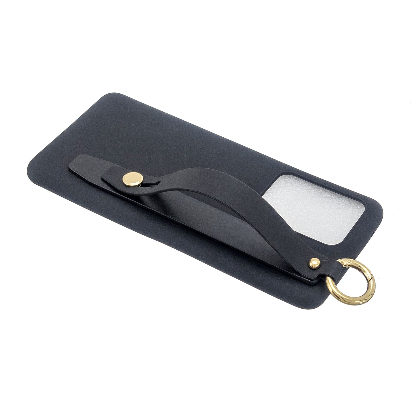 TPU Cell Phone Cover with Wrist Strap Kickstand for Samsung Galaxy S20 Ultra - Black