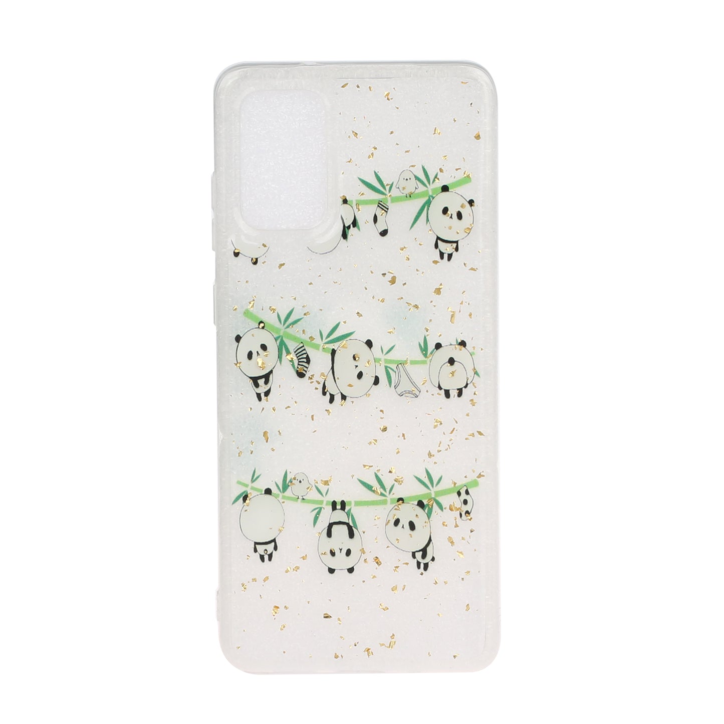 Glitter Sequins Stylish TPU Phone Shell for Samsung Galaxy S20 Ultra - Pandas