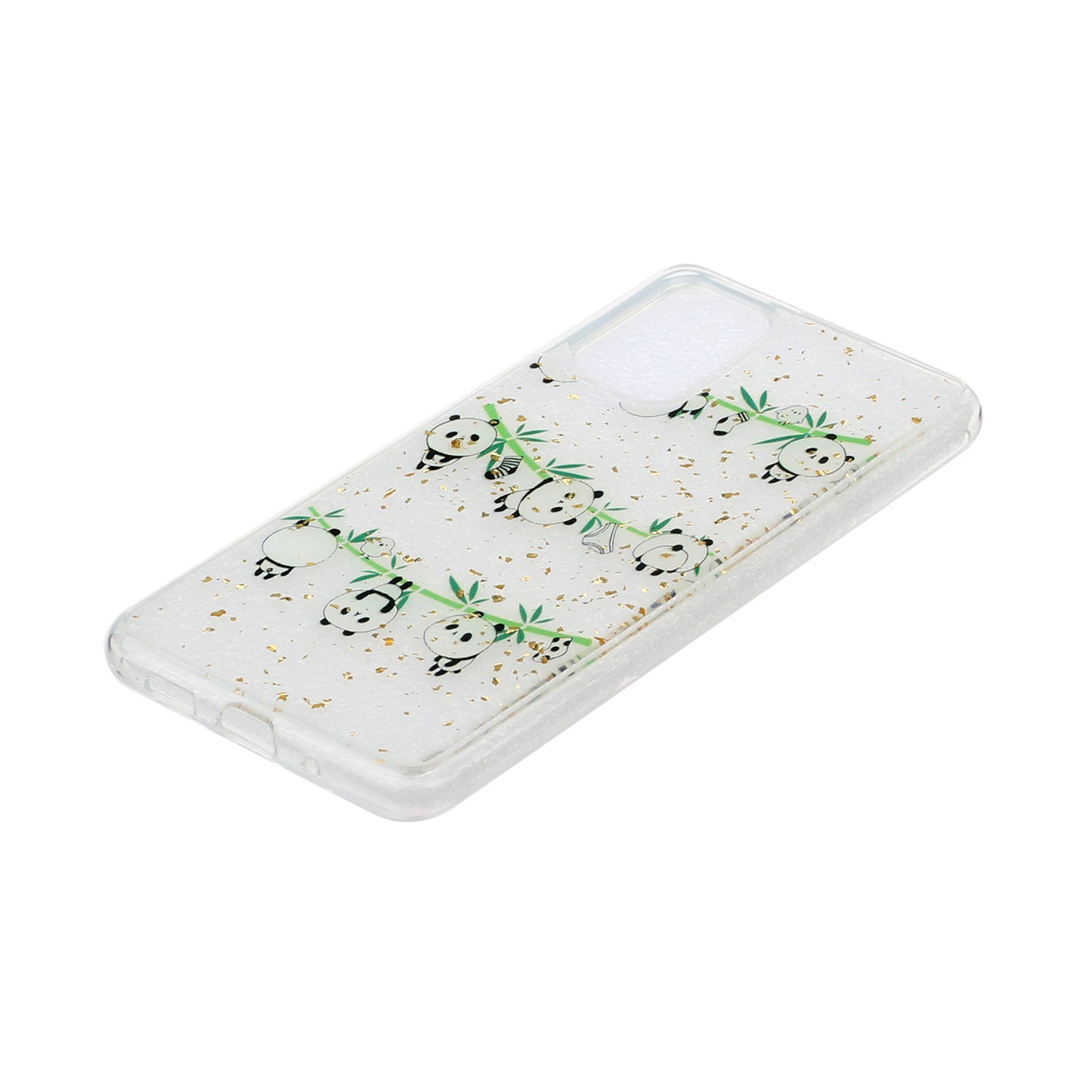 Glitter Sequins Stylish TPU Phone Shell for Samsung Galaxy S20 Ultra - Pandas