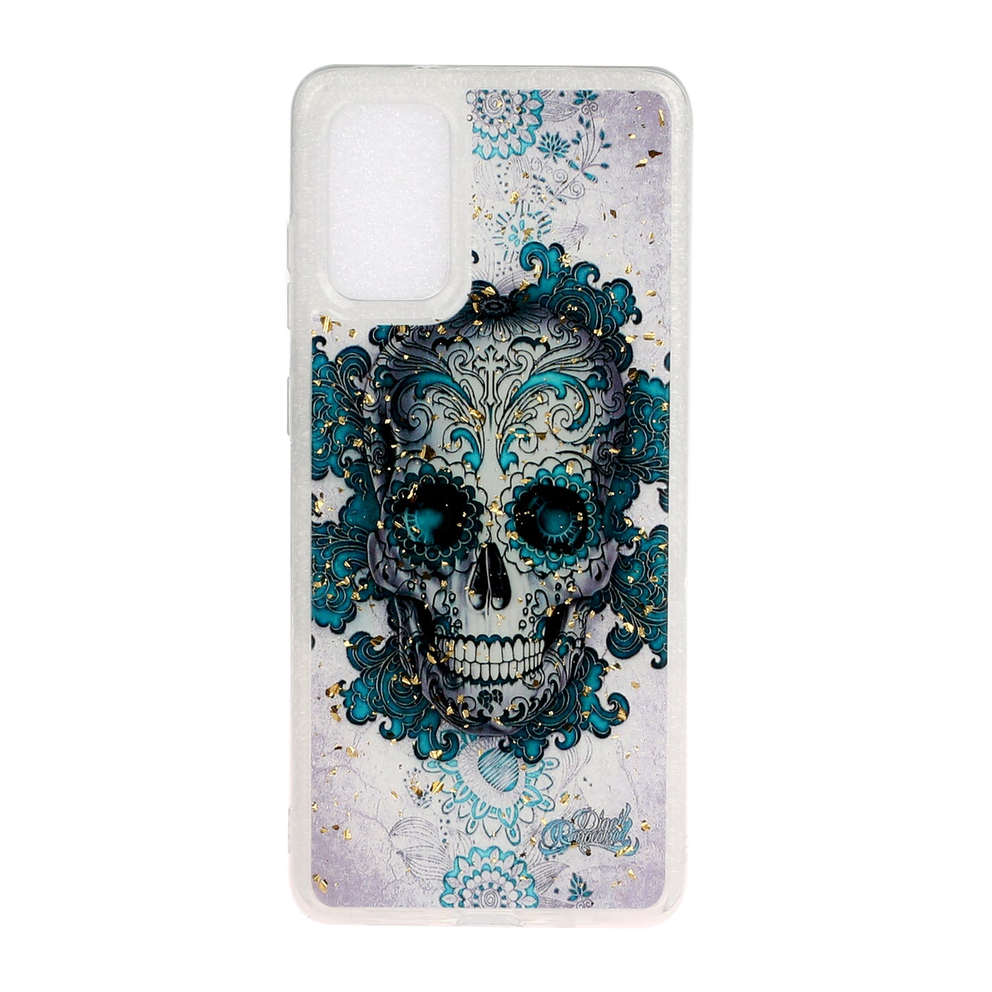 Glitter Sequins Stylish TPU Phone Shell for Samsung Galaxy S20 Ultra - Skull